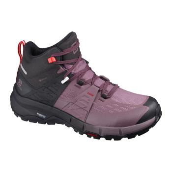 Salomon Patike za Planinarenje Ženske Odyssey Mid Gtx W Crna/Crveni RS270LE