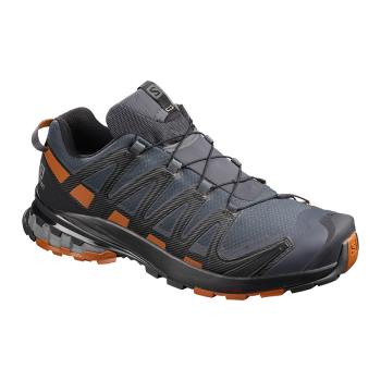 Salomon Patike Za Trail Trčanje Muške Xa Pro 3d V8 Gore Tex Wide Crna/mornarica/Narandžasta RS016DB