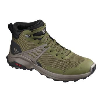 Salomon Patike za Planinarenje Muške X Raise Mid Gtx Maslina Crna RS921ZW