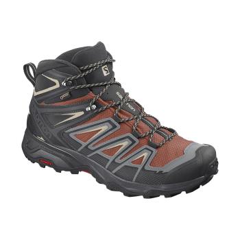 Salomon Patike za Planinarenje Muške X Ultra 3 Mid Gtx Crna/Dark Crveni RS305KZ